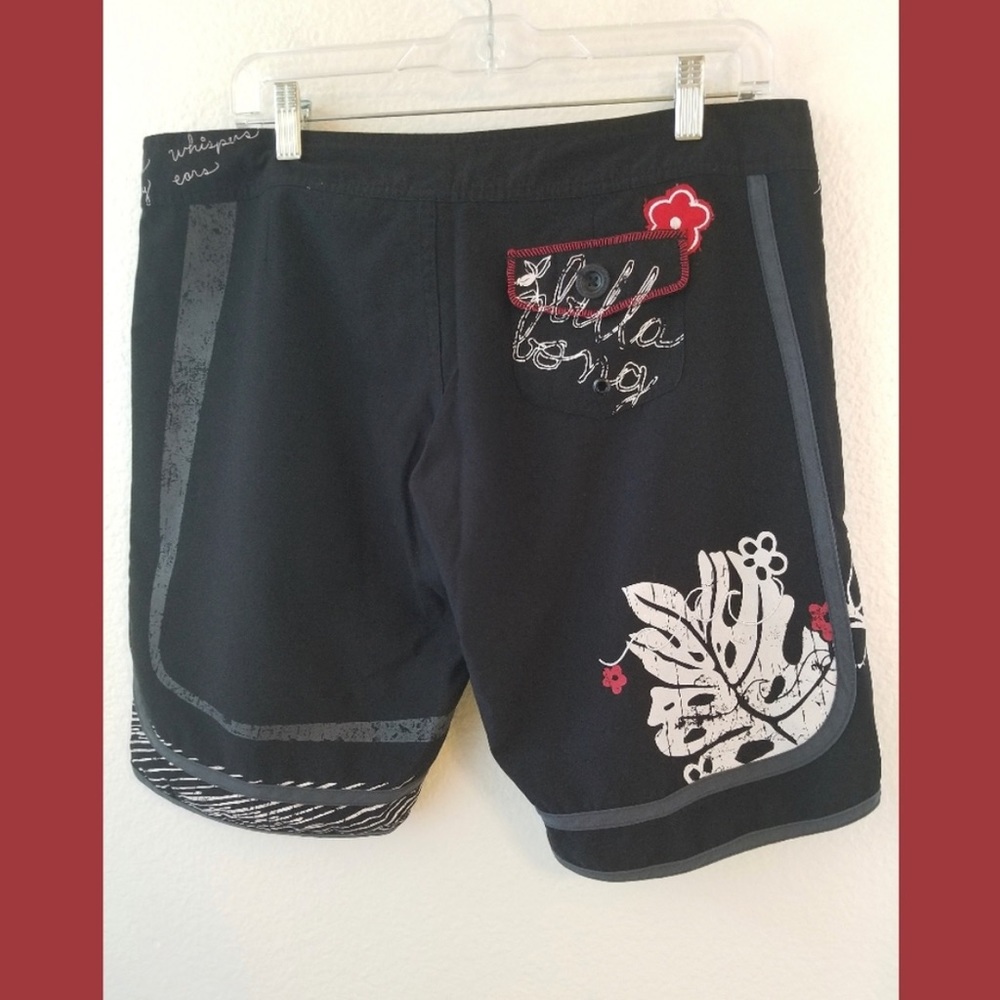 Billabong Black Print Board Shorts Sz 11